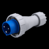 MACHO VOLANTE 2P+T 63A IP67 6H IP67 ENCHUFE INDUSTRIAL VM3063676